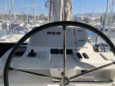 Ioli, a Lagoon 50 catamaran at Athens, Greece