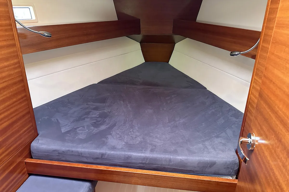 Cabin on Piccola Strega, a AD Boats Salona 35 sailboat at Heiligenhafen, Germany