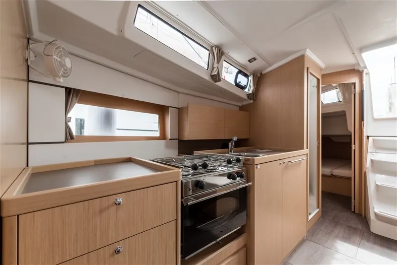 Galley of Cvita, a Beneteau Oceanis 38.1 sailboat at Split, Croatia