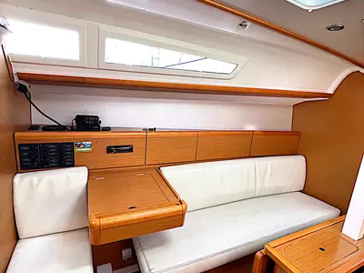 Salon of Nena, a Jeanneau Sun Odyssey 33i sailboat at Općina Sukošan, Croatia