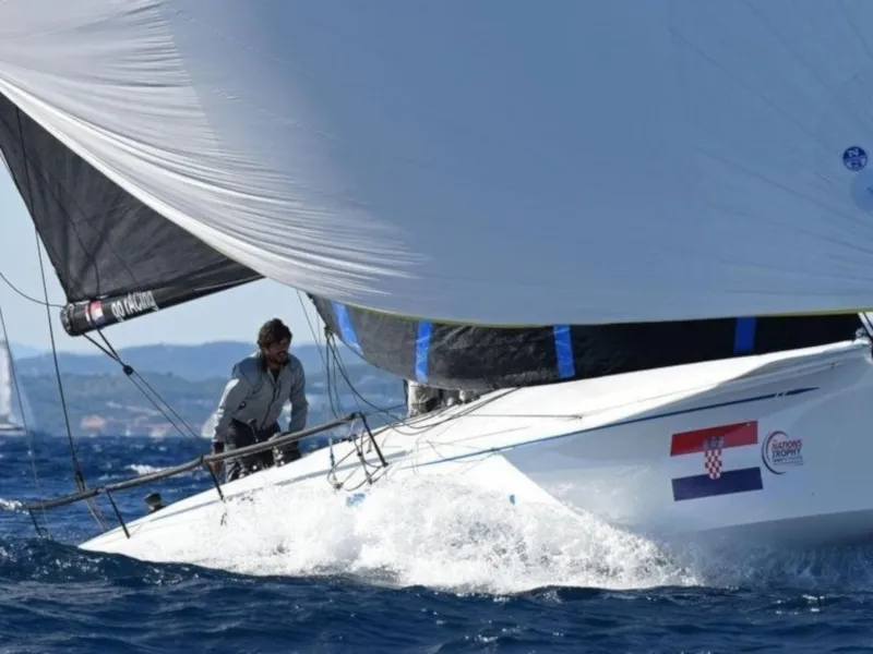 Exterior view of 009, a Nautor ClubSwan 36 sailboat at Split, Croatia