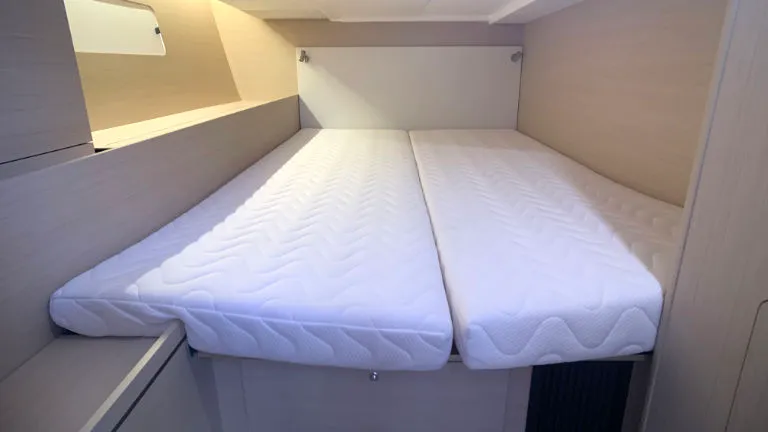 Cabin on Cloudy Bay, a Beneteau Oceanis 51.1 sailboat at Općina Rogoznica, Croatia