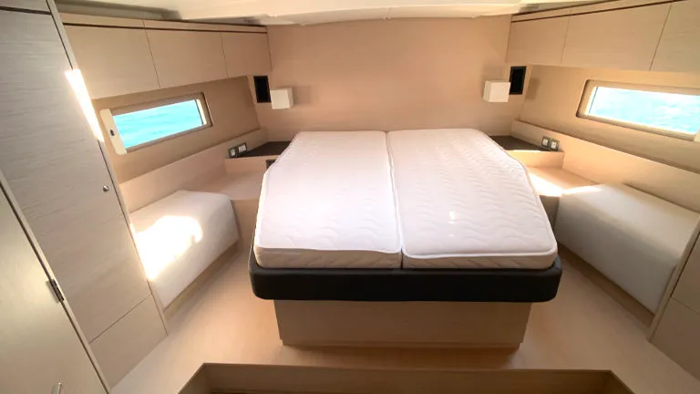 Cabin on Cloudy Bay, a Beneteau Oceanis 51.1 sailboat at Općina Rogoznica, Croatia
