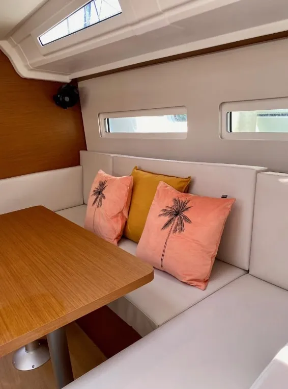 Baghera, a Jeanneau Sun Odyssey 410 sailboat at Municipal Unit of Lefkada, Greece