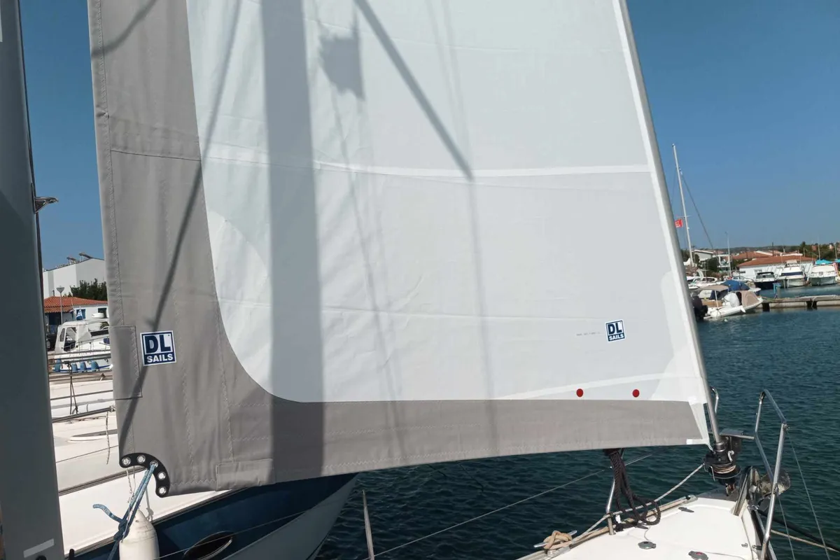Nine Muses, a Hanse 342 sailboat at Sithonia Municipal Unit, Greece