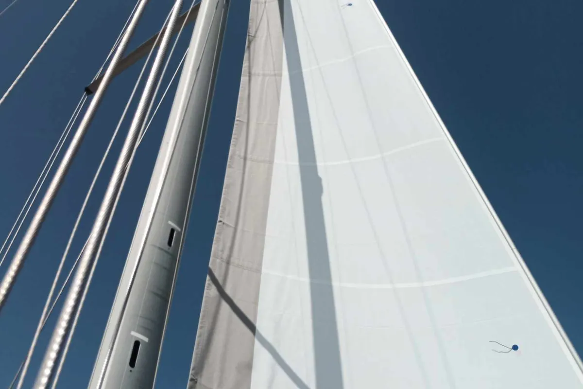 Nine Muses, a Hanse 342 sailboat at Sithonia Municipal Unit, Greece