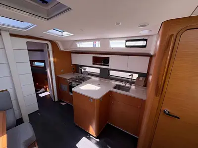 Galley of Jagoda, a Dufour 41 sailboat at Jezera, Croatia