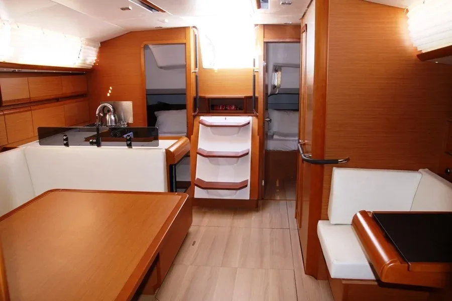 Salon of Code, a Jeanneau Sun Odyssey 439 sailboat at Marmaris, Turkey