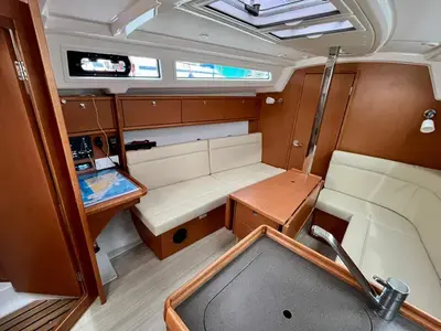 Siesta IV, a Bavaria Cruiser 34 sailboat at Punat, Croatia