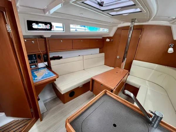 Siesta IV, a Bavaria Cruiser 34 sailboat at Punat, Croatia