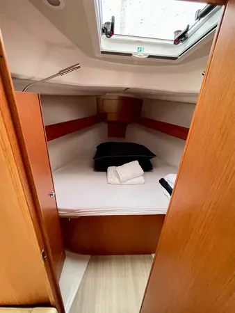 Siesta IV, a Bavaria Cruiser 34 sailboat at Punat, Croatia