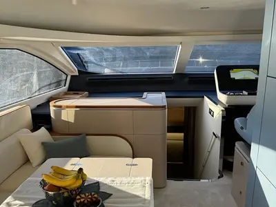 Salon of Pangea, a Azimut 68 motor yacht at Podstrana - Miljevac, Croatia