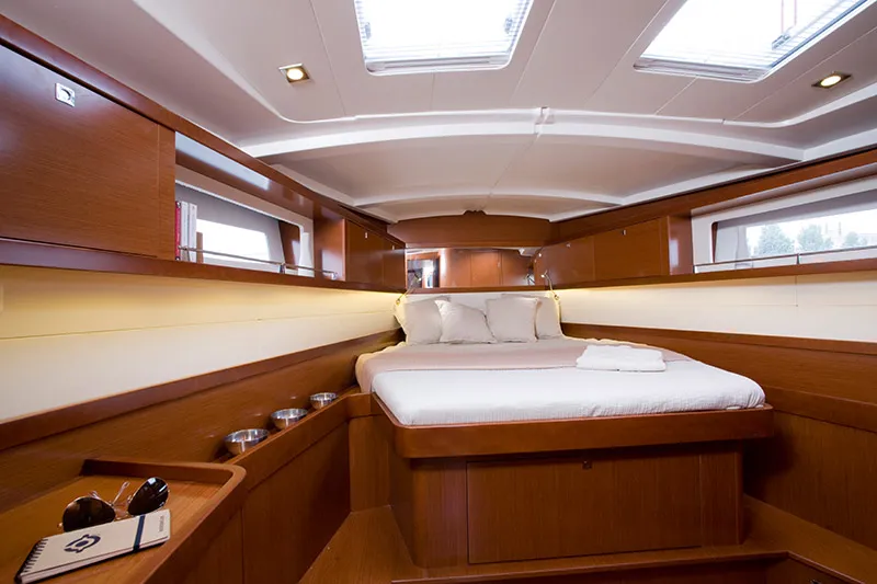 Lutin, a Beneteau Oceanis 45 sailboat at Ajaccio, France