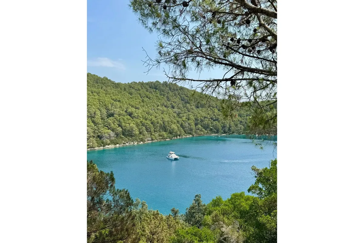 MY Z, a Fountaine Pajot Cumberland 47LC catamaran at Capo d'Orlando, Italy
