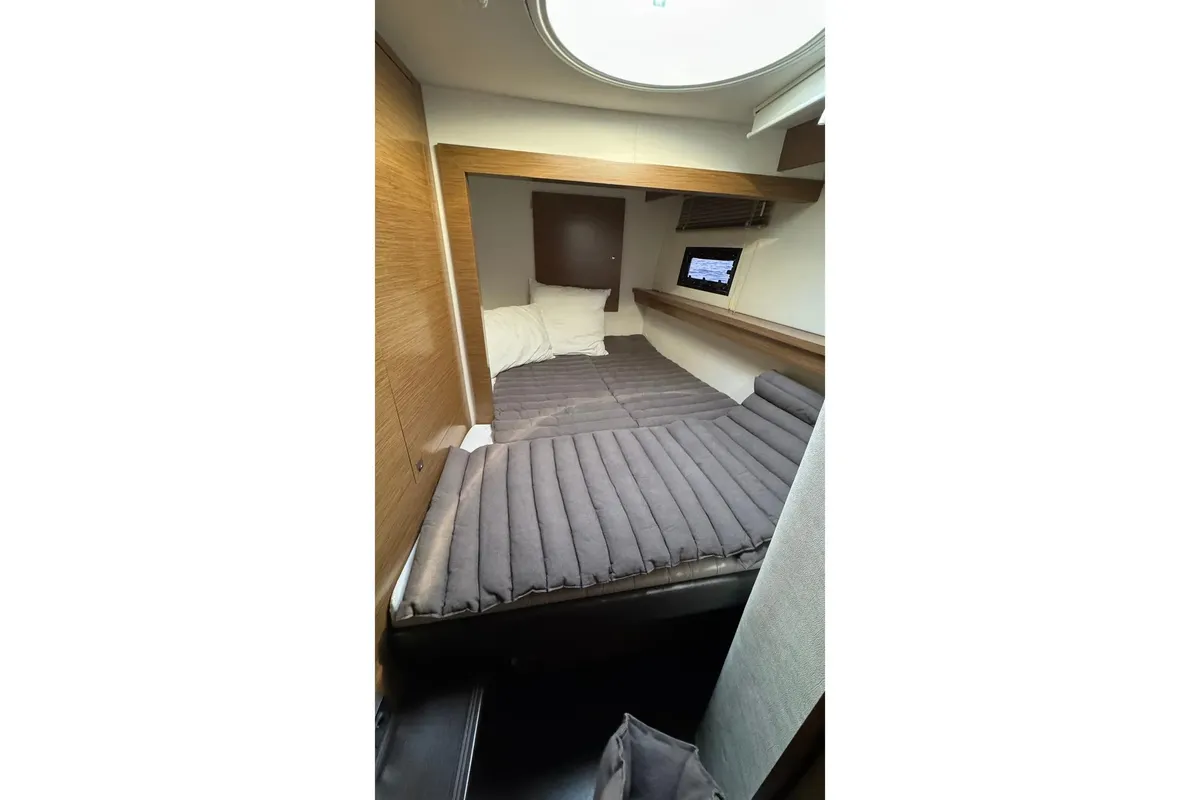 MY Z, a Fountaine Pajot Cumberland 47LC catamaran at Capo d'Orlando, Italy