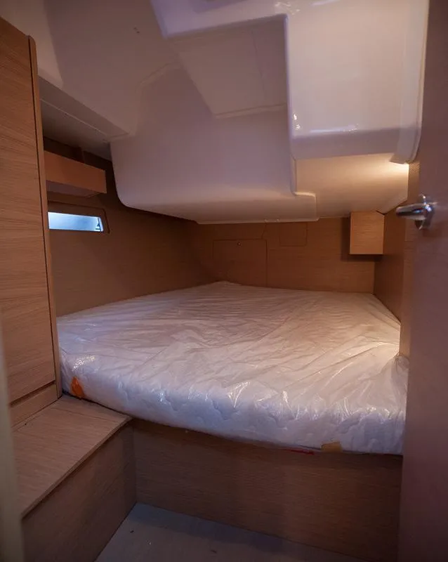 Cabin on Anemos, a Dufour 410 GL sailboat at Sithonia Municipal Unit, Greece