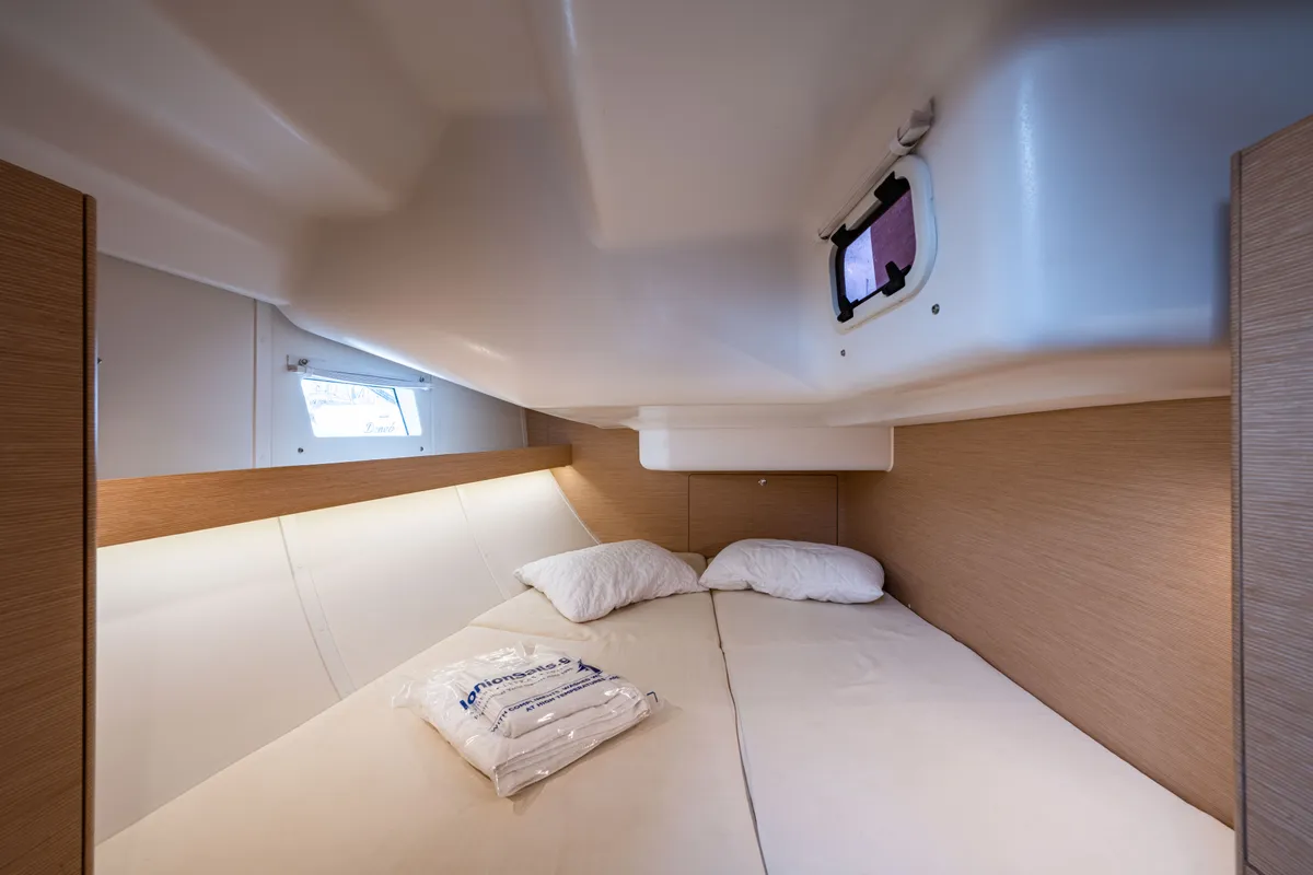 Cabin on Helen, a Elan 45 sailboat at Municipal Unit of Lefkada, Greece