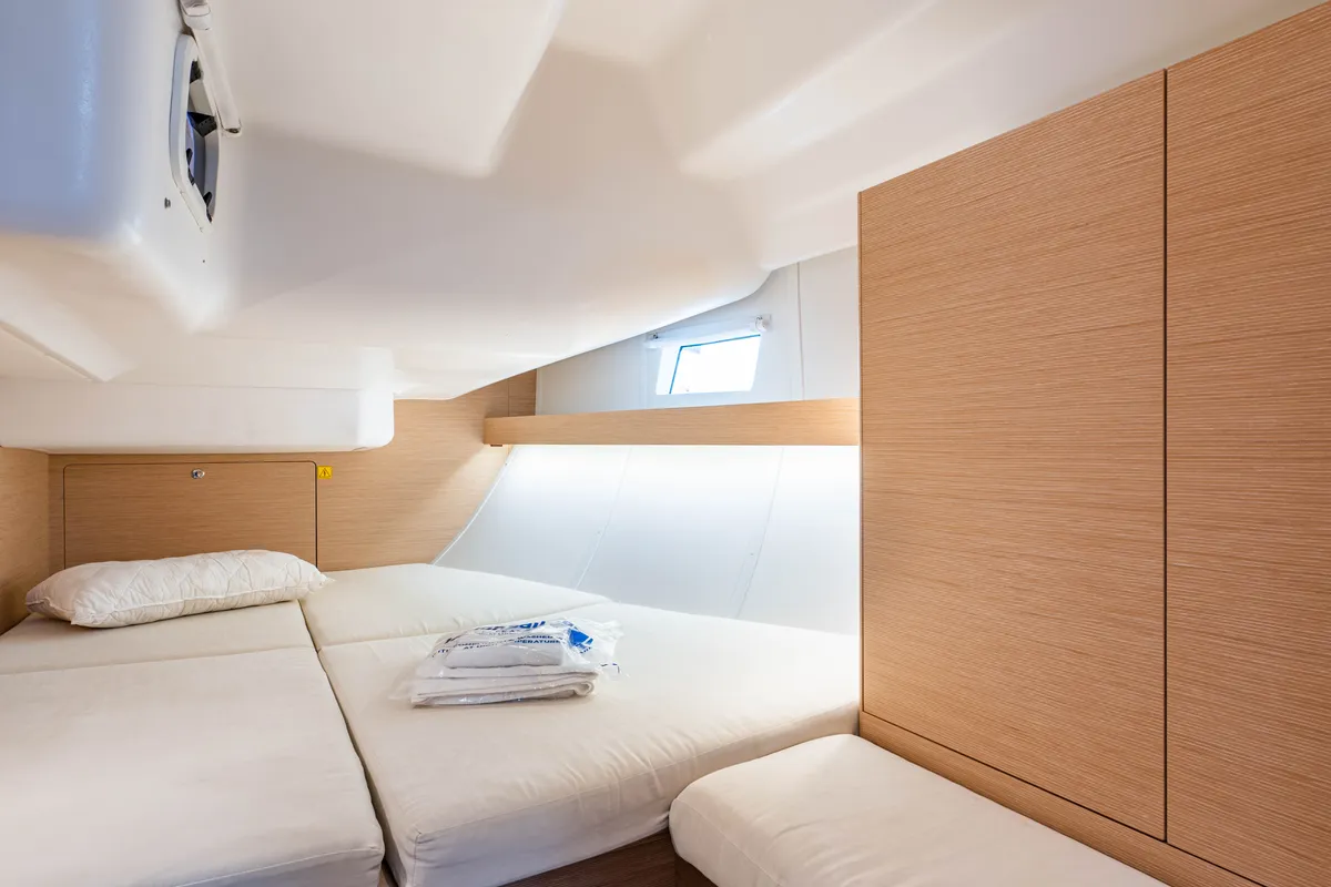 Cabin on Helen, a Elan 45 sailboat at Municipal Unit of Lefkada, Greece