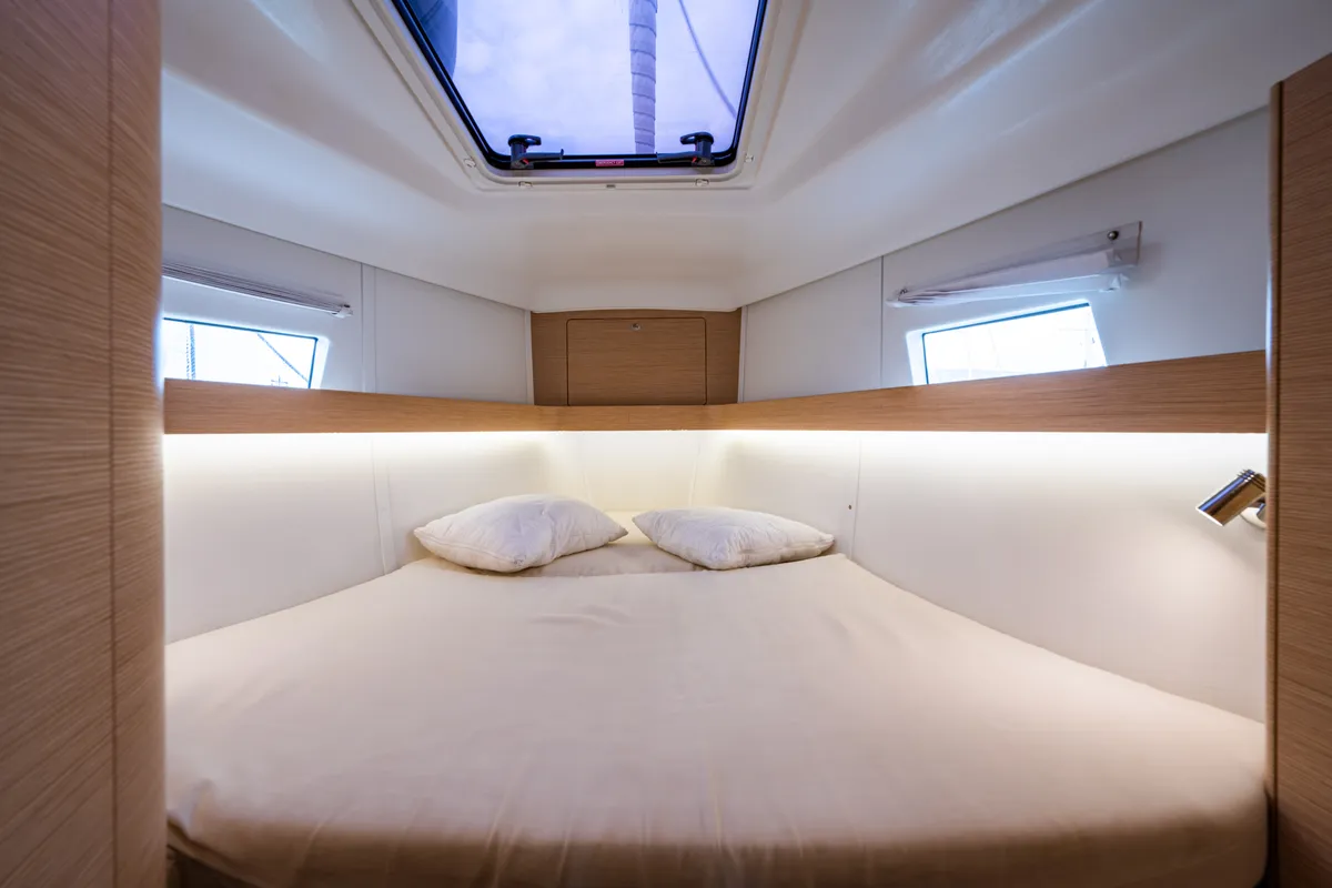Cabin on Helen, a Elan 45 sailboat at Municipal Unit of Lefkada, Greece