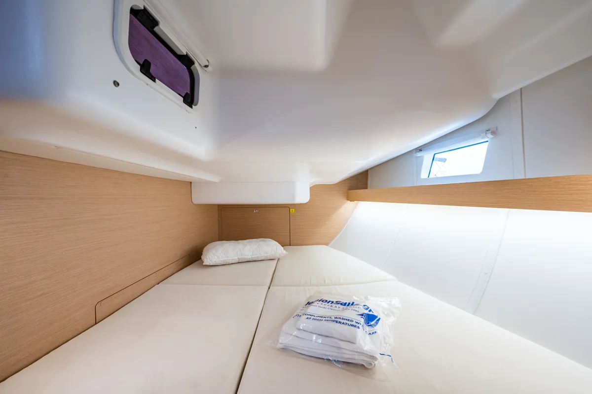 Cabin on Helen, a Elan 45 sailboat at Municipal Unit of Lefkada, Greece