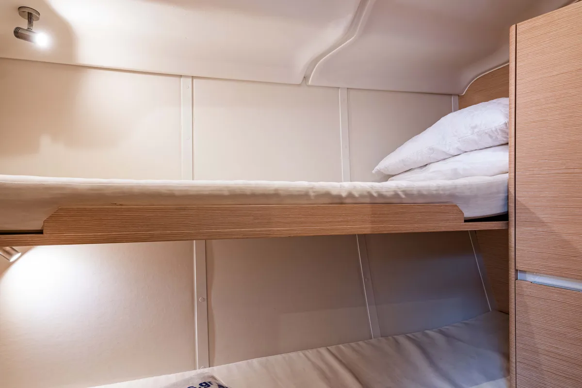 Cabin on Helen, a Elan 45 sailboat at Municipal Unit of Lefkada, Greece