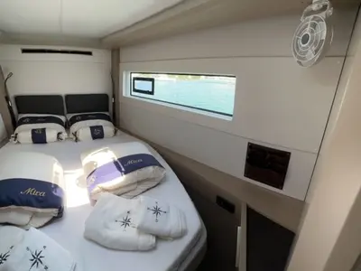 Galley of Mira, a Lagoon 46 catamaran at Sukošan, Croatia