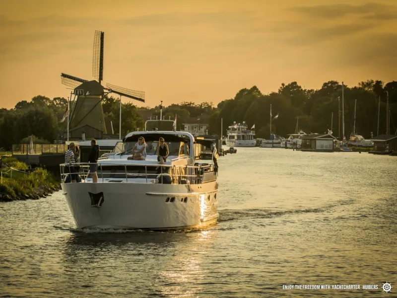 Exterior view of Royal, a Pacific Allure 155 motor yacht at Heukelum, Netherlands