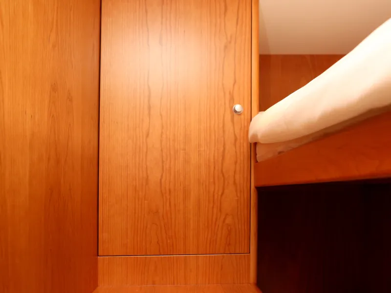 Cabin on Royal, a Pacific Allure 155 motor yacht at Heukelum, Netherlands