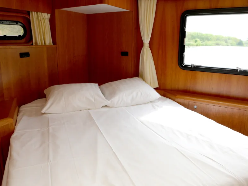 Cabin on Royal, a Pacific Allure 155 motor yacht at Heukelum, Netherlands