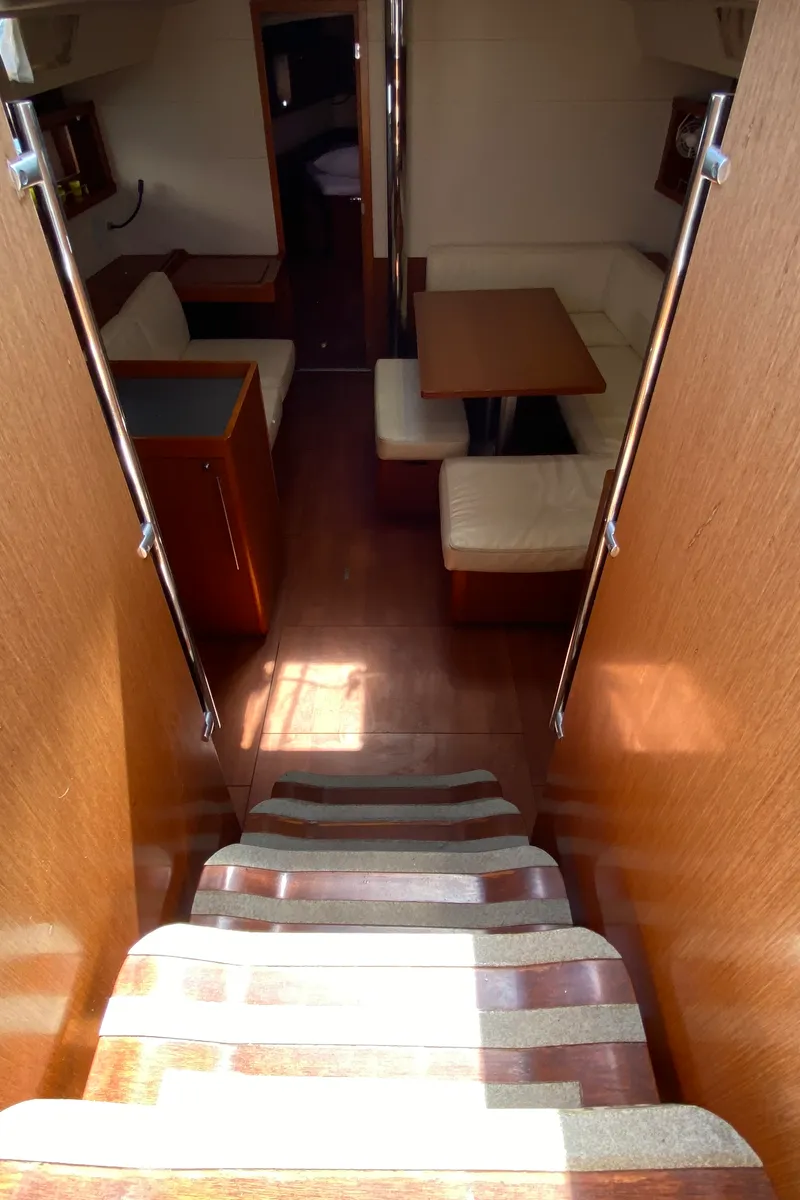 Callidora, a Beneteau Oceanis 45 sailboat at Municipal Unit of Rhodes, Greece