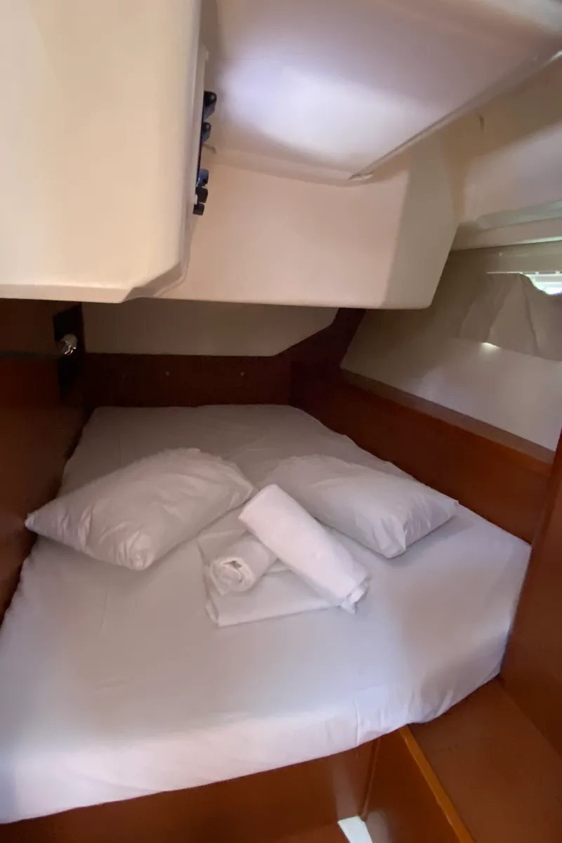 Cabin on Callidora, a Beneteau Oceanis 45 sailboat at Municipal Unit of Rhodes, Greece