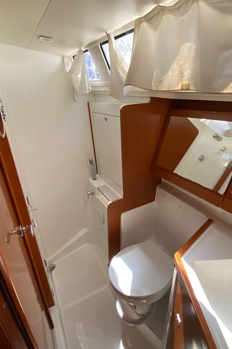 Galley of Callidora, a Beneteau Oceanis 45 sailboat at Municipal Unit of Rhodes, Greece