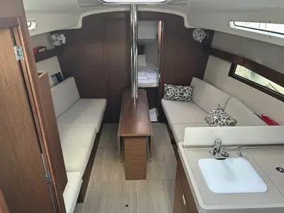 Orionis, a Beneteau Oceanis 34.1 sailboat at Marmaris, Turkey
