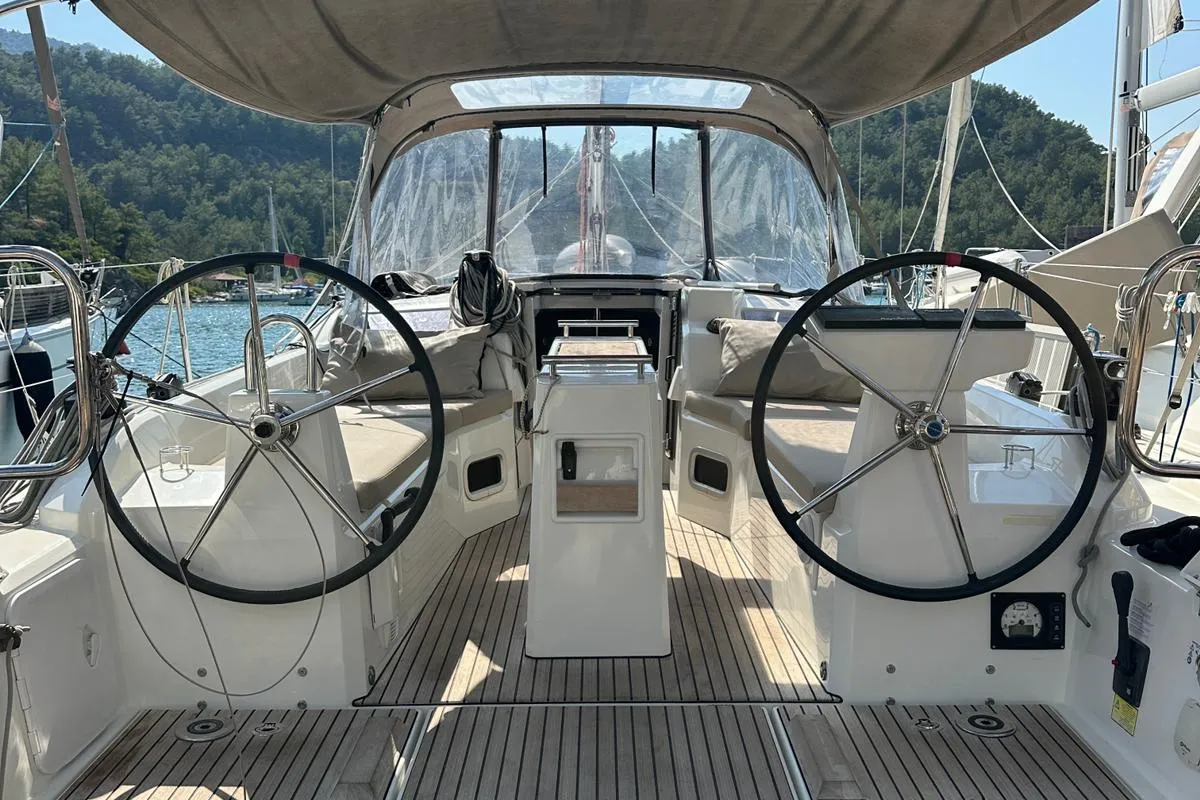 Orionis, a Beneteau Oceanis 34.1 sailboat at Marmaris, Turkey