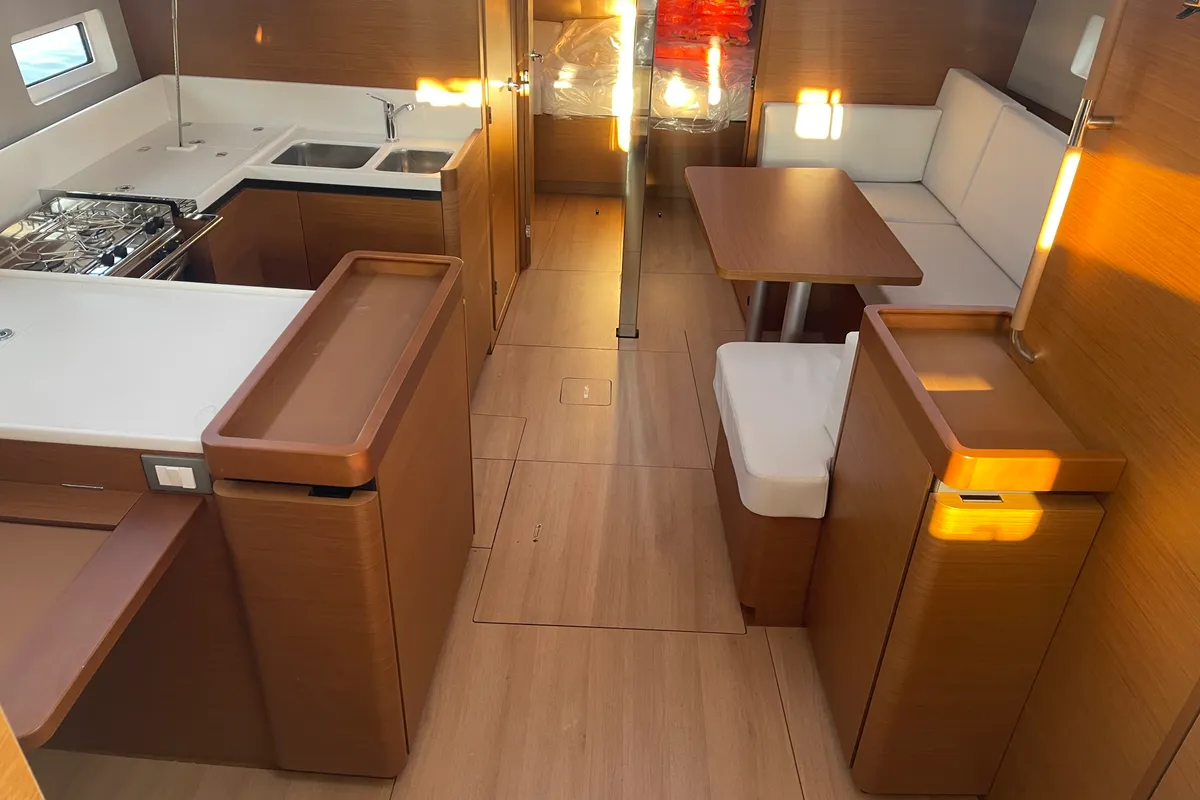 Salon of Virginia, a Jeanneau Sun Odyssey 440 sailboat at Volos Municipality, Greece