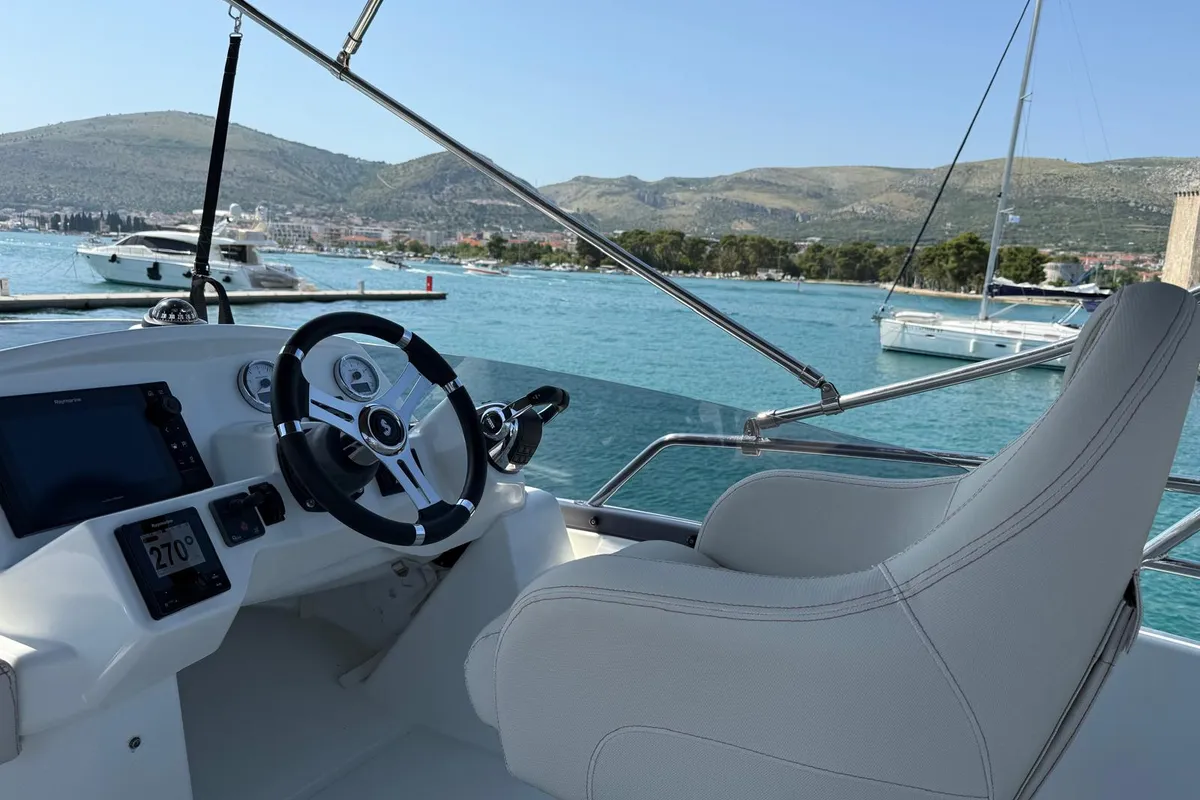 Antares 36, a Beneteau Antares 36 motor yacht at Grad Trogir, Croatia