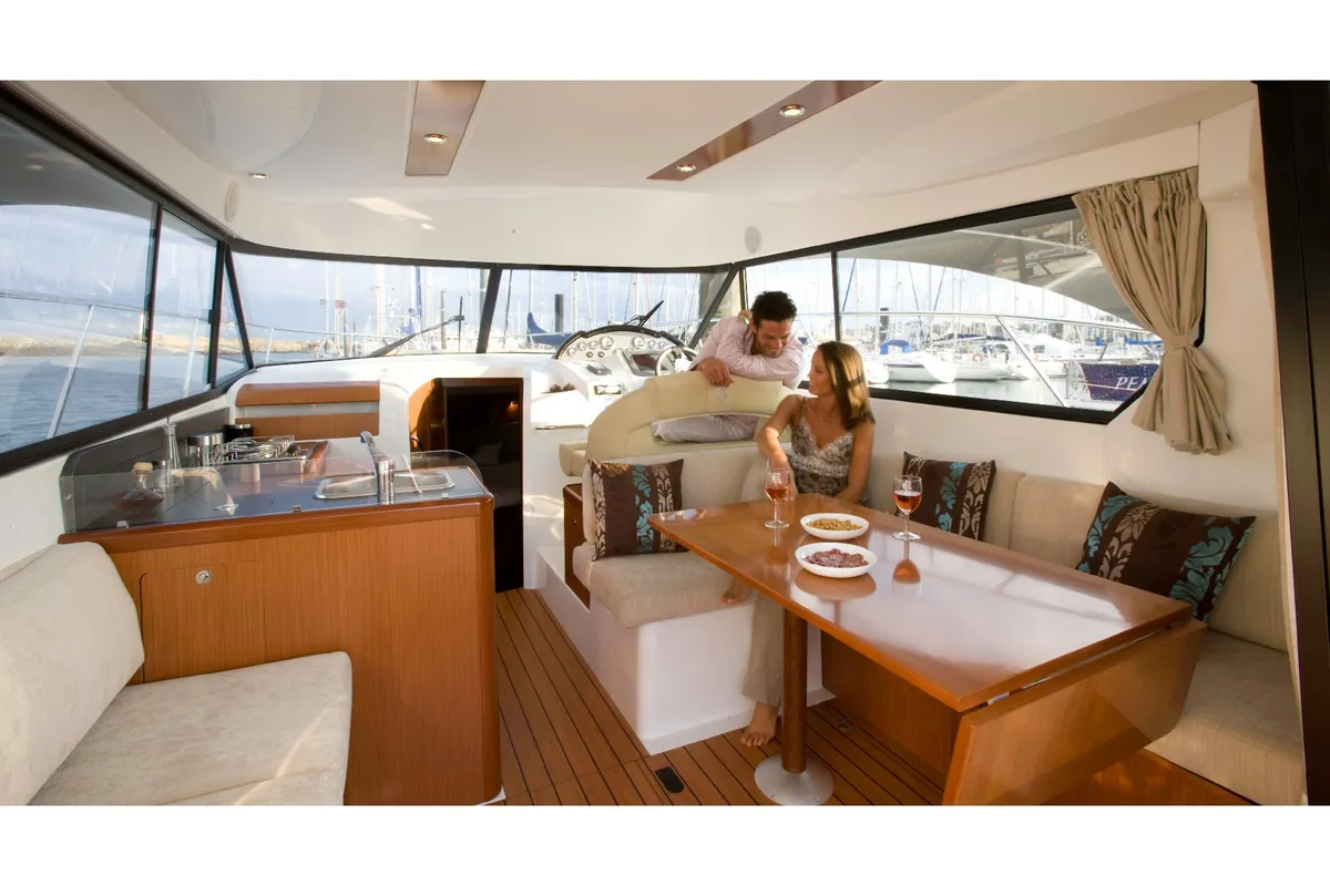 Antares 36, a Beneteau Antares 36 motor yacht at Grad Trogir, Croatia