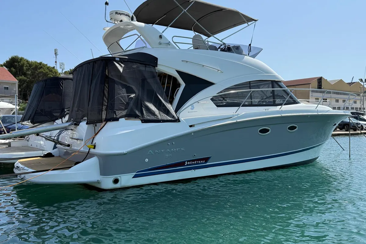 Antares 36, a Beneteau Antares 36 motor yacht at Grad Trogir, Croatia