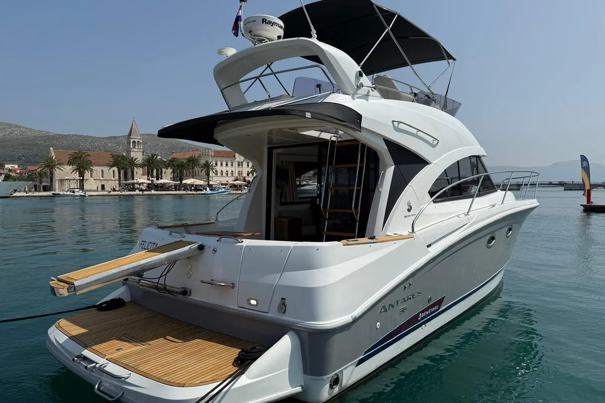 Antares 36, a Beneteau Antares 36 motor yacht at Grad Trogir, Croatia