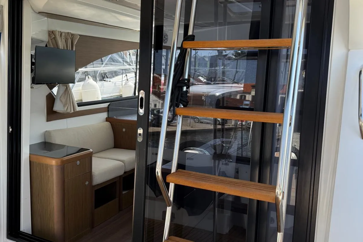 Antares 36, a Beneteau Antares 36 motor yacht at Grad Trogir, Croatia