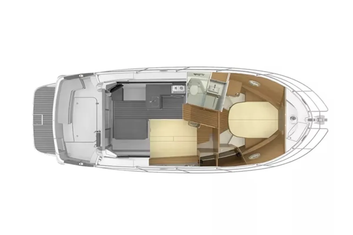 Antares 36, a Beneteau Antares 36 motor yacht at Grad Trogir, Croatia