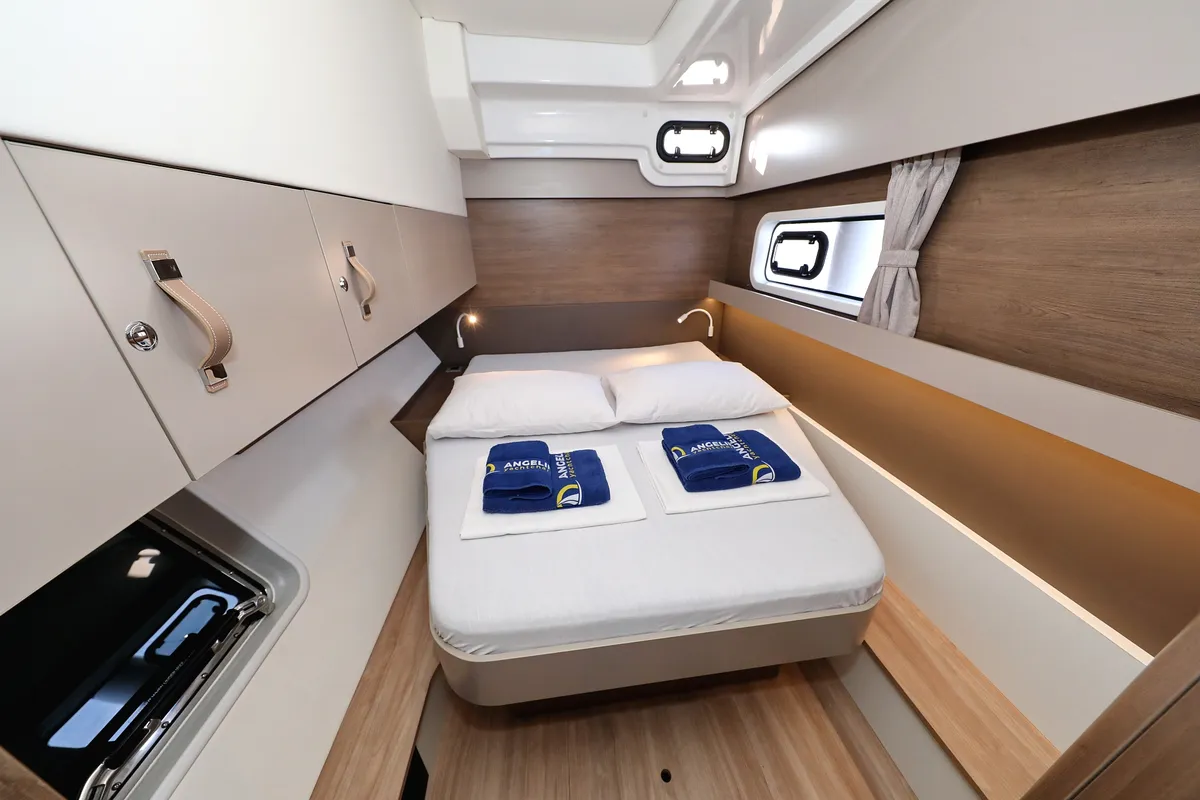 Cabin on Ocean Office, a Bali Catspace catamaran at Grad Trogir, Croatia
