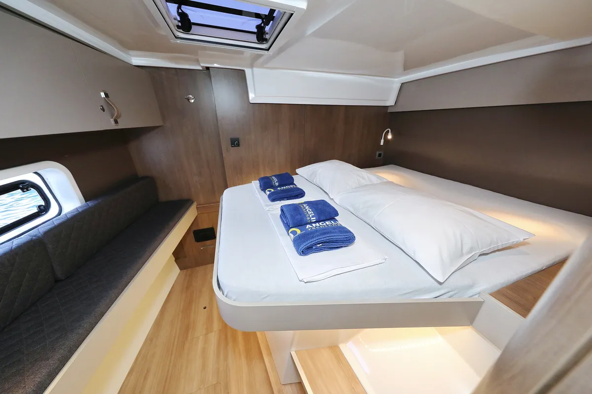 Cabin on Ocean Office, a Bali Catspace catamaran at Grad Trogir, Croatia