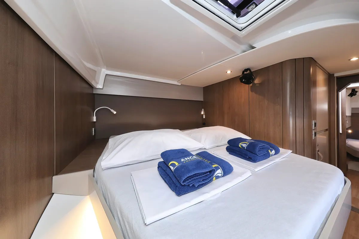 Cabin on Ocean Office, a Bali Catspace catamaran at Grad Trogir, Croatia
