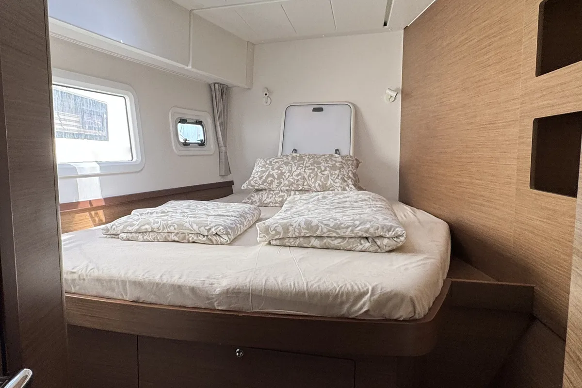 Cabin on Moonlight, a Lagoon 42 catamaran at Grad Pula, Croatia