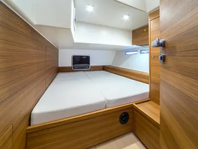 Cabin on Petra, a More 55 sailboat at Trogir, Croatia