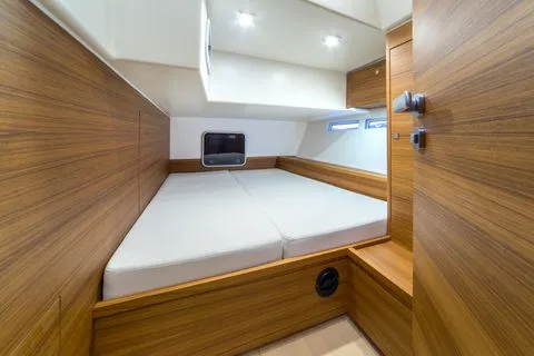 Cabin on Petra, a More 55 sailboat at Trogir, Croatia