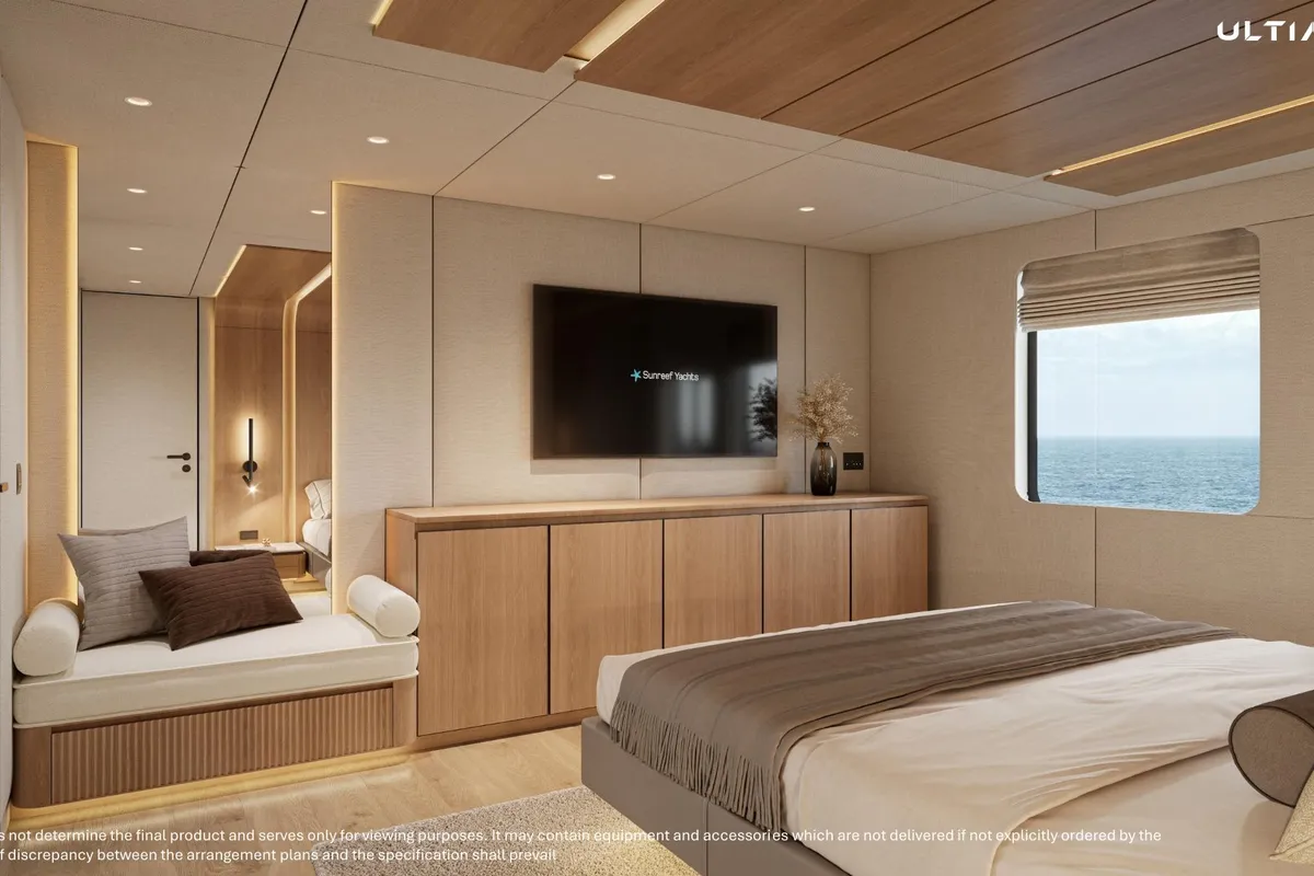 Cabin on MIM OCEAN 10 | to be delivered in January 2027, a Sunreef Ultima 88 catamaran at Port d'Andratx, Spain