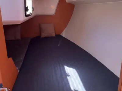 Cabin on Silvia, a Dufour 32 sailboat at Tonnarella, Italy