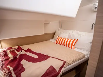Allegra - Premium Line, a Lagoon 51 catamaran at Olbia, Italy